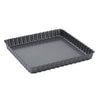 De Buyer Non-Stick Square Fluted Tart Mould 230mm - DP744  De Buyer   