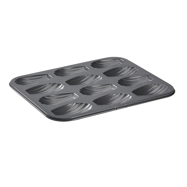 De Buyer Non-Stick 12 Hole Madeline Mould Tray - DP746  De Buyer   