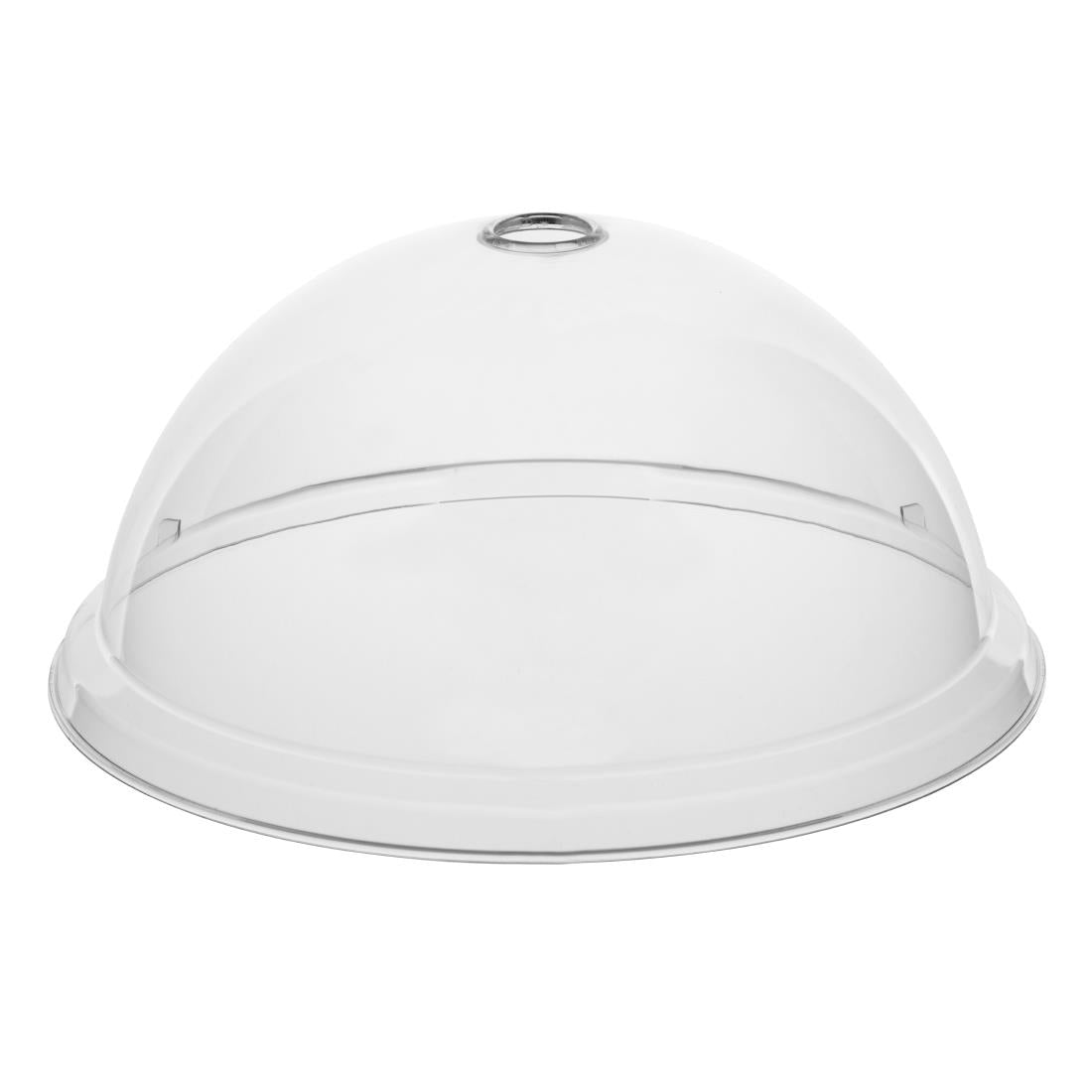 Olympia Kristallon Polycarbonate Domed Plate Cover Round 300mm - DP792 Plates Olympia