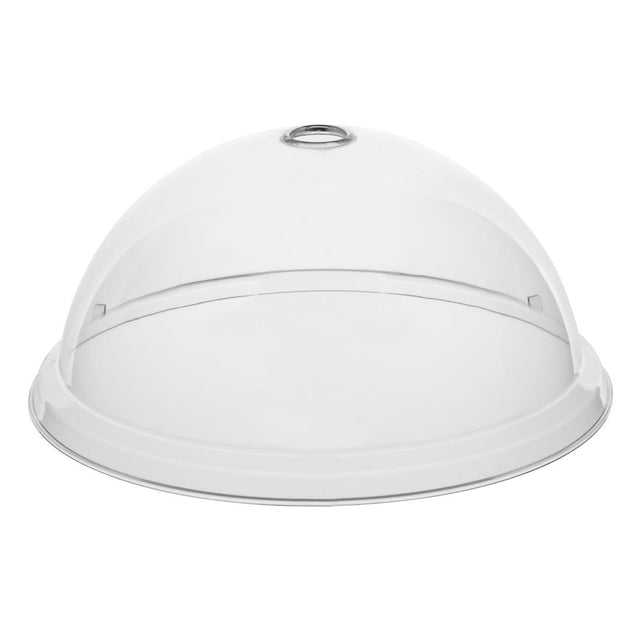 Olympia Kristallon Polycarbonate Domed Plate Cover Round 300mm - DP792 Plates Olympia