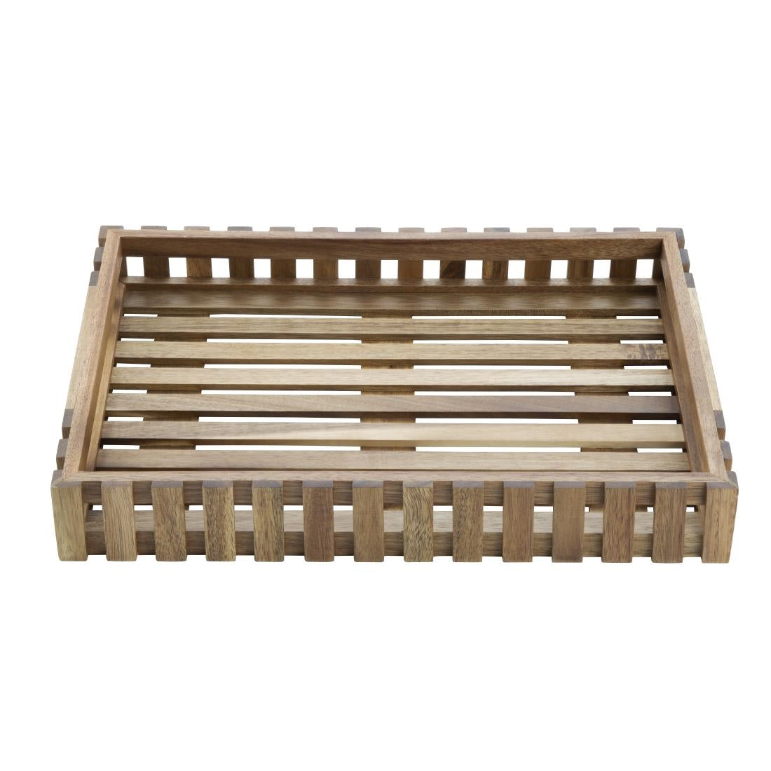 Olympia Acacia Small Storage Box 356x255mm - DP880  Olympia   