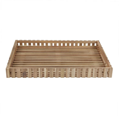 Olympia Acacia Large Storage Box 510x356mm - DP881  Olympia   