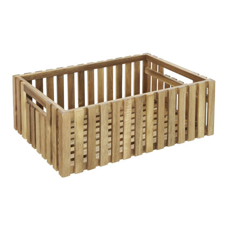 Olympia Acacia Medium Storage Box 356x255mm - DP882  Olympia   
