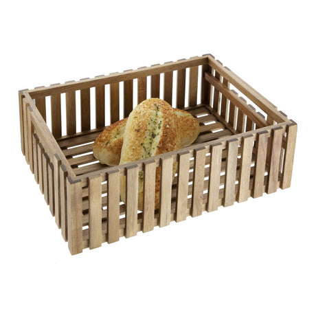 Olympia Acacia Medium Storage Box 356x255mm - DP882  Olympia   