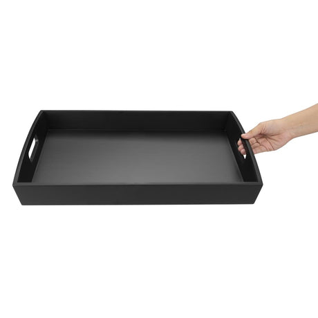 Olympia Bamboo Black Large Serving Tray 510x350mm - DP883  Olympia   