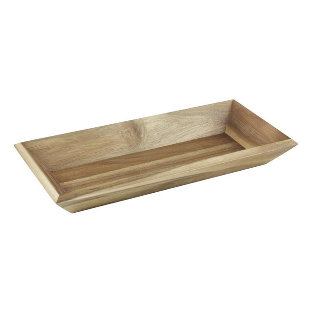 Olympia Acacia Rectangular Tray 380x180mm - DP884  Olympia   