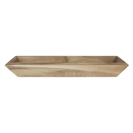 Olympia Acacia Rectangular Tray 380x180mm - DP884  Olympia   