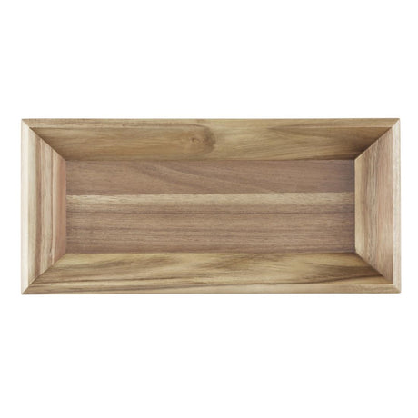 Olympia Acacia Rectangular Tray 380x180mm - DP884  Olympia   