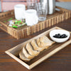 Olympia Acacia Rectangular Tray 380x180mm - DP884  Olympia   