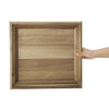 Olympia Acacia Rectangular Tray 380x355mm - DP885  Olympia   