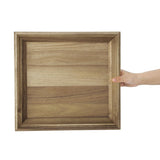 Olympia Acacia Rectangular Tray 380x355mm - DP885  Olympia   