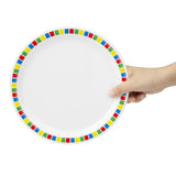Olympia Kristallon Fairground Melamine Dinner Plates 230mm (Pack of 12) - DP981 Plates Olympia