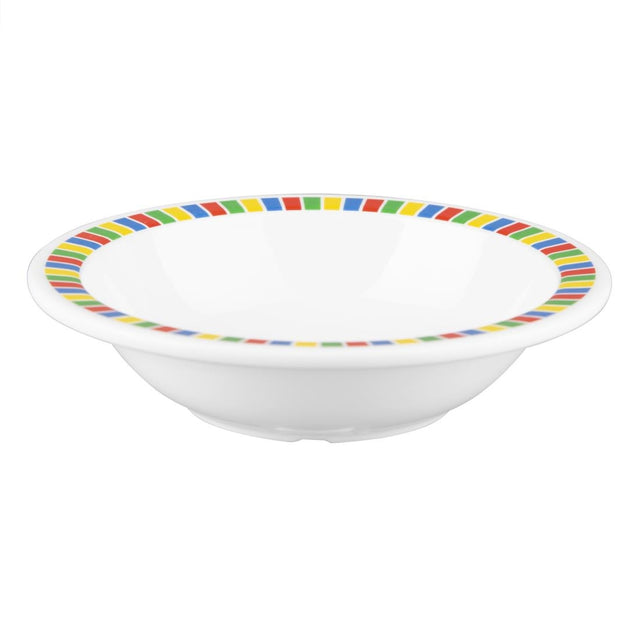 Olympia Kristallon Fairground Melamine Bowls 150mm (Pack of 12) - DP982 Bowls Olympia