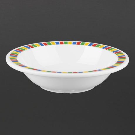 Olympia Kristallon Fairground Melamine Bowls 150mm (Pack of 12) - DP982 Bowls Olympia