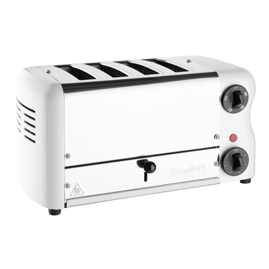 Rowlett Esprit 4 Slot Toaster White w/2x Additional Elements & Sandwich Cage - CH182  Rowlett   