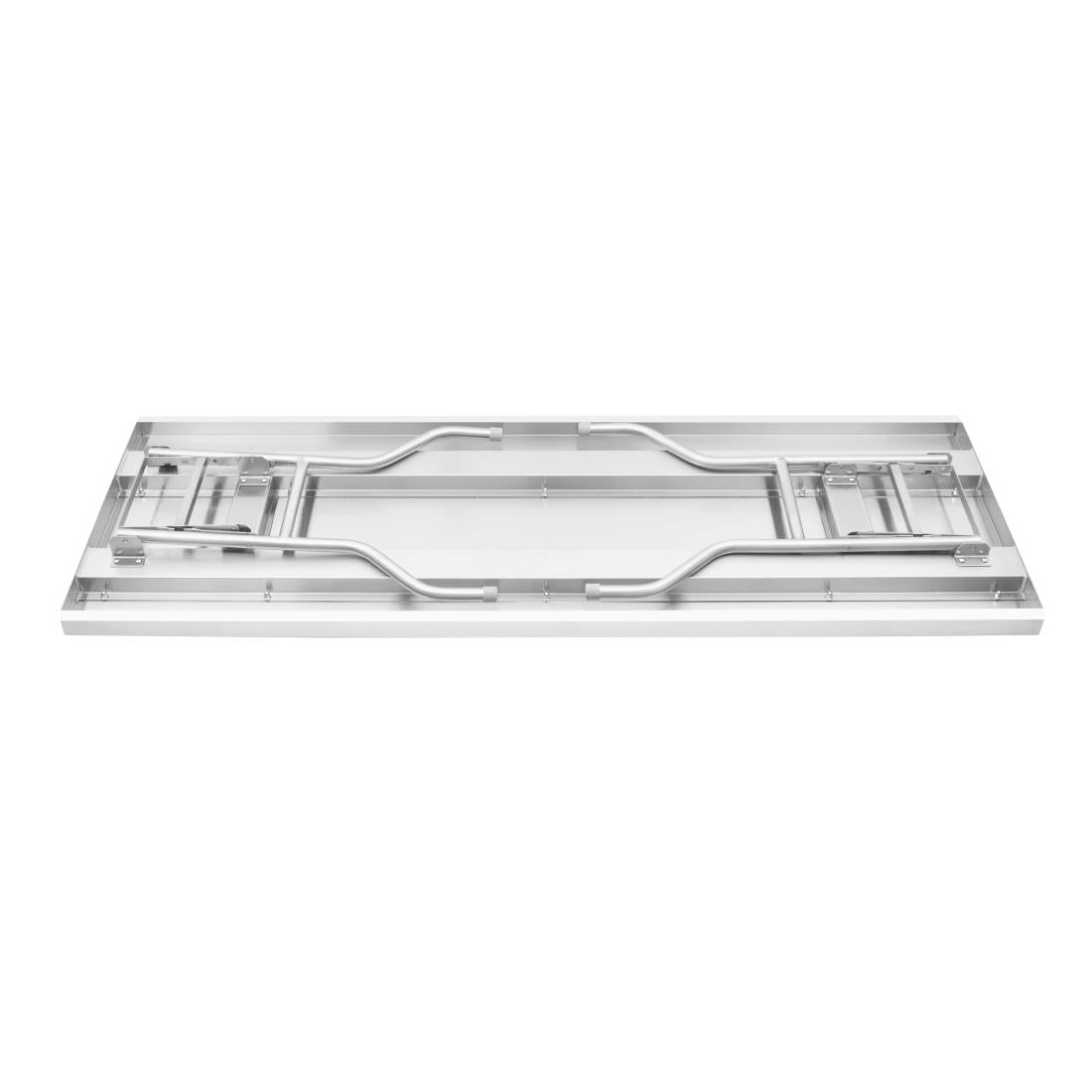 Vogue Stainless Steel Folding Work Table 1830x760x780mm - DR195  Vogue   