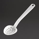 Matfer Bourgeat Exoglass Perforated Serving Spoon White 13" - DR197  Matfer Bourgeat   