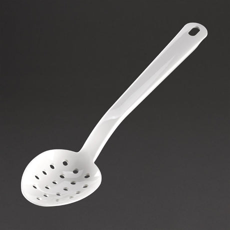 Matfer Bourgeat Exoglass Perforated Serving Spoon White 13" - DR197  Matfer Bourgeat   
