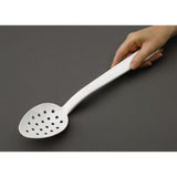 Matfer Bourgeat Exoglass Perforated Serving Spoon White 13" - DR197  Matfer Bourgeat   