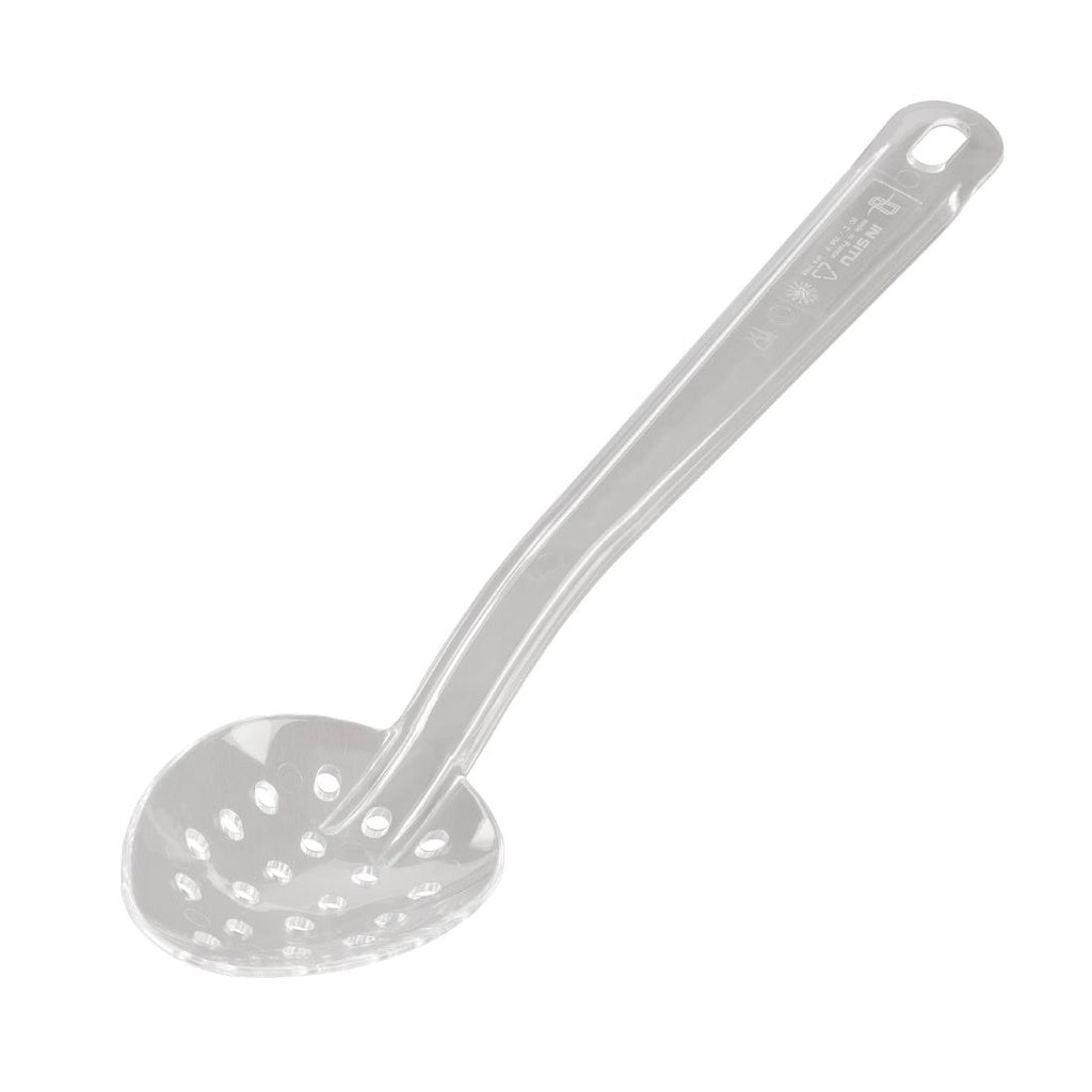Matfer Bourgeat Exoglass Perforated Serving Spoon Clear 13" - DR198  Matfer Bourgeat   