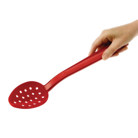Matfer Bourgeat Exoglass Perforated Serving Spoon Red 13" - DR199  Matfer Bourgeat   