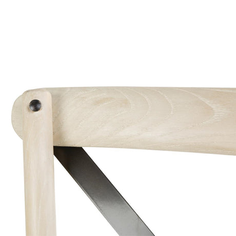 Bolero Bentwood Chairs with Metal Cross Backrest (Pack of 2) - DR306 Bentwood Chairs Bolero   