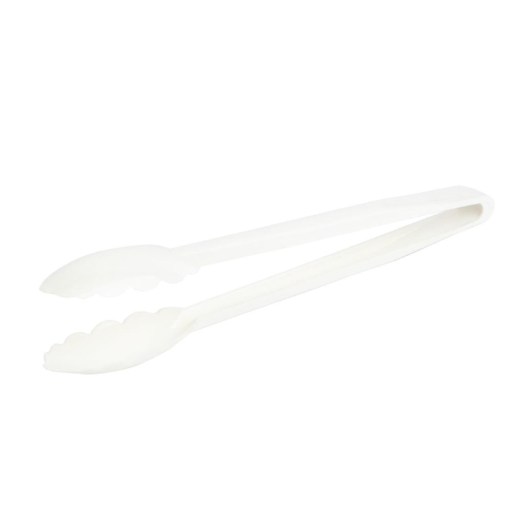 Matfer Bourgeat Exoglass Tongs White 12" - DR320  Matfer Bourgeat   