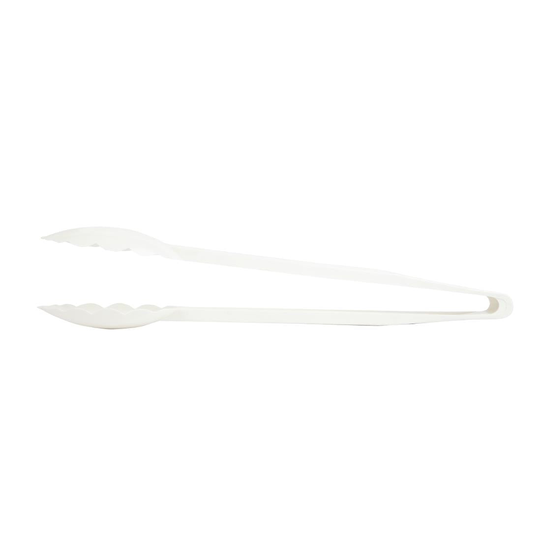 Matfer Bourgeat Exoglass Tongs White 12" - DR320  Matfer Bourgeat   