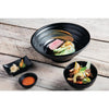 Olympia Kristallon Fusion Melamine Rice Bowls Black 120mm (Pack of 6) - DR514 Bowls Olympia