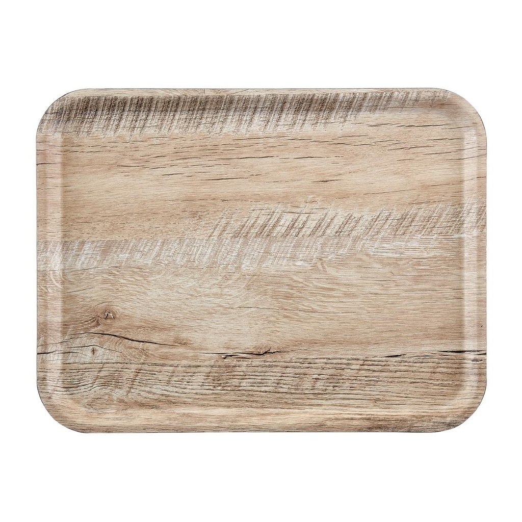 Cambro Madeira Laminate Canteen Tray Light Oak 460mm - DR585  Cambro   