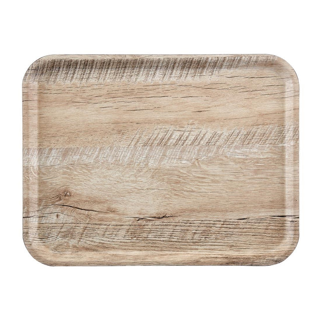 Cambro Madeira Laminate Canteen Tray Light Oak 460mm - DR585  Cambro   