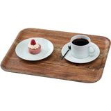 Cambro Madeira Laminate Canteen Tray Brown Oak 460mm - DR586  Cambro   
