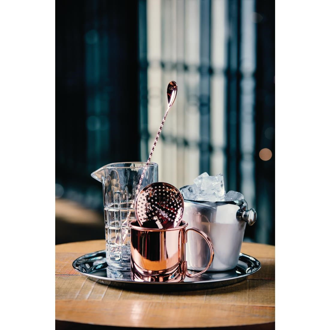 Olympia Cocktail Mixing Spoon Copper - DR615 Spoons Olympia