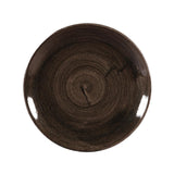 Churchill Stonecast Patina Coupe Plates Black 288mm (Pack of 12) - DR650 Plates Churchill