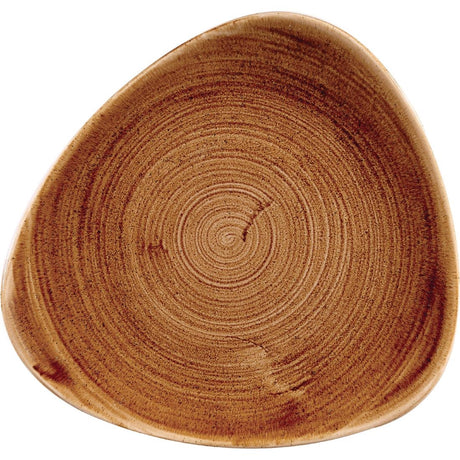 Churchill Stonecast Patina Triangular Plates Vintage Copper 229mm (Pack of 12) - DR665 Plates Churchill