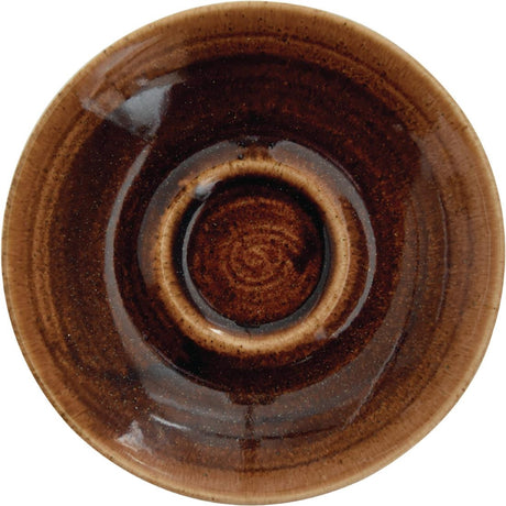 Churchill Monochrome  Espresso Saucer Vintage Copper 114ml (Pack of 12) - DR683 Churchill Super Vitrified Churchill   