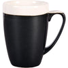 Churchill Monochrome Profile Mug Onyx Black 340ml (Pack of 12) - DR687 Churchill Super Vitrified Churchill   