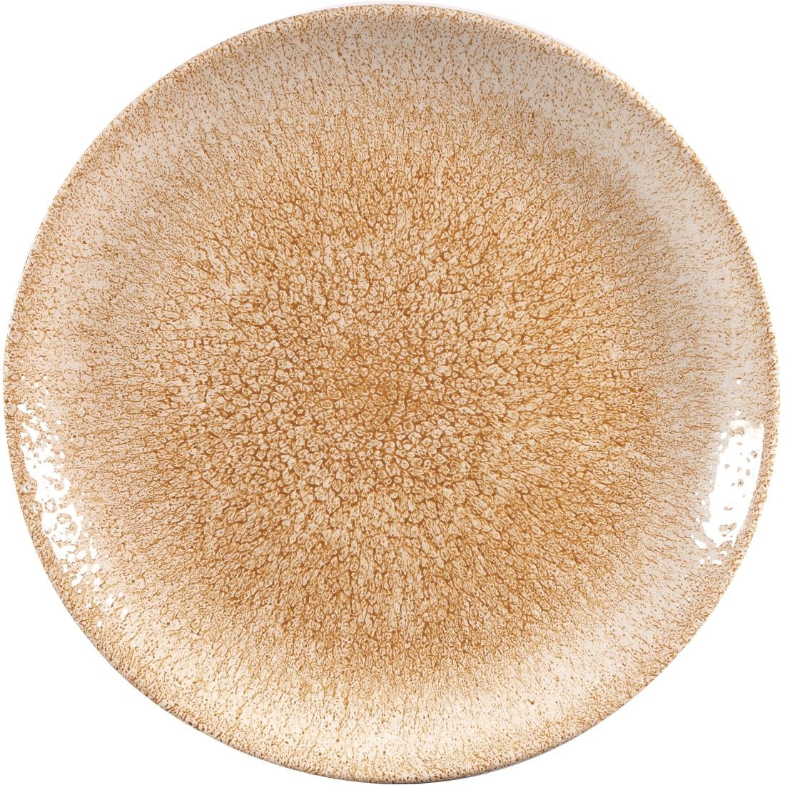 Churchill Studio Prints Raku Coupe Plate Garnet Orange 260mm (Pack of 12) - DR701 Plates Churchill