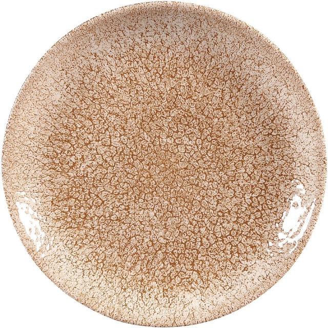 Churchill Studio Prints Raku Coupe Plate Garnet Orange 165mm (Pack of 12) - DR703 Plates Churchill