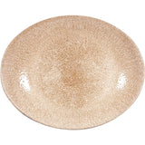 Churchill Studio Prints Raku Oval Coupe Plate Garnet Orange 317mm (Pack of 12) - DR708 Plates Churchill