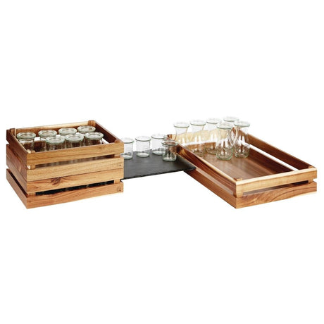 APS Superbox Buffet Crate Acacia GN1/2 - DR733  APS   