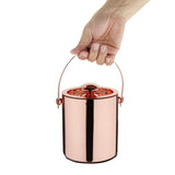 Olympia Double Walled Ice Bucket with Lid 1Ltr Copper - DR740  Olympia   
