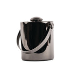 Olympia Double Walled Ice Bucket with Lid 1Ltr Gunmetal - DR742  Olympia   