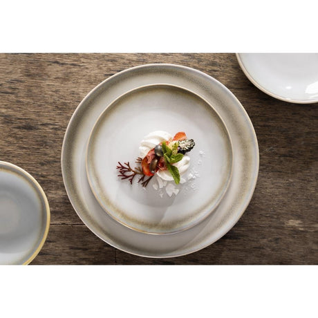 Olympia Birch Taupe Coupe Plates 270mm (Pack of 6) - DR783 Plates Olympia