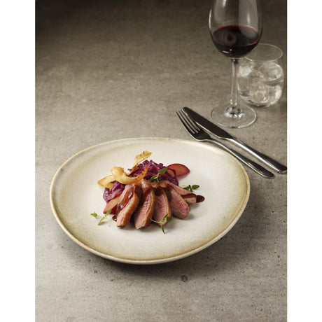 Olympia Birch Taupe Coupe Plates 270mm (Pack of 6) - DR783 Plates Olympia
