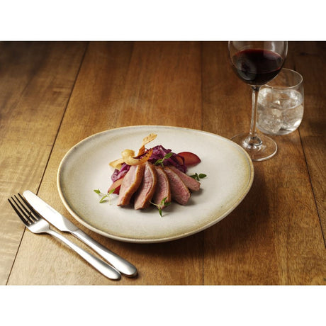 Olympia Birch Taupe Coupe Plates 270mm (Pack of 6) - DR783 Plates Olympia