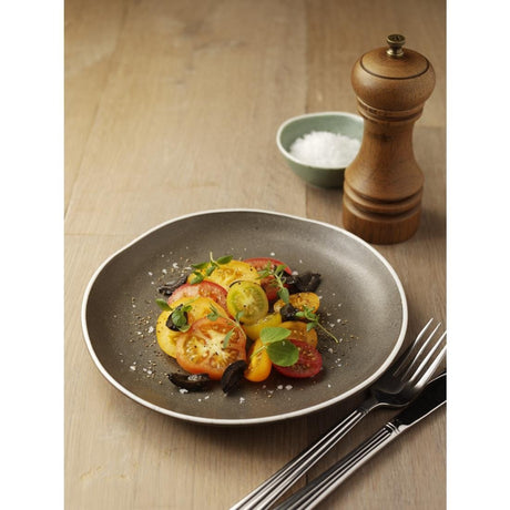 Olympia Chia Plates Charcoal 270mm (Pack of 6) - DR814 Plates Olympia