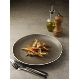 Olympia Chia Plates Charcoal 270mm (Pack of 6) - DR814 Plates Olympia