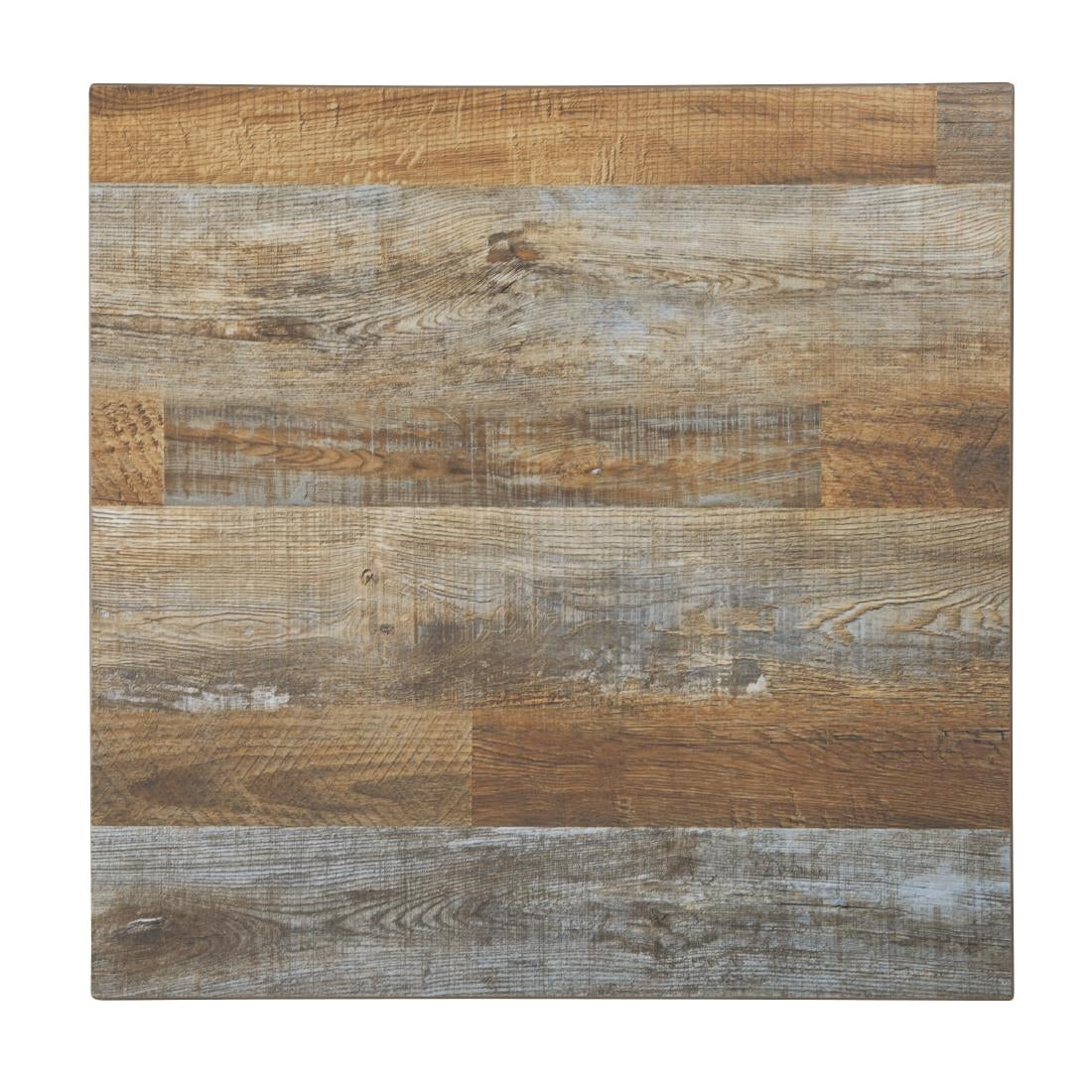 Bolero Pre-Drilled Square Table Top Urban Dark 700mm - DR823 Wood Effect Table Tops Bolero   