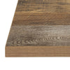 Bolero Pre-Drilled Square Table Top Urban Dark 700mm - DR823 Wood Effect Table Tops Bolero   